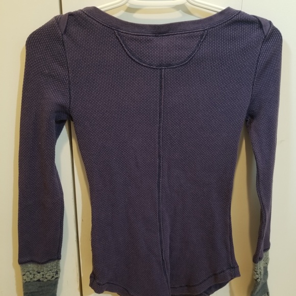 Free People Embroidered Cuff Shirt - Picture 4 of 5